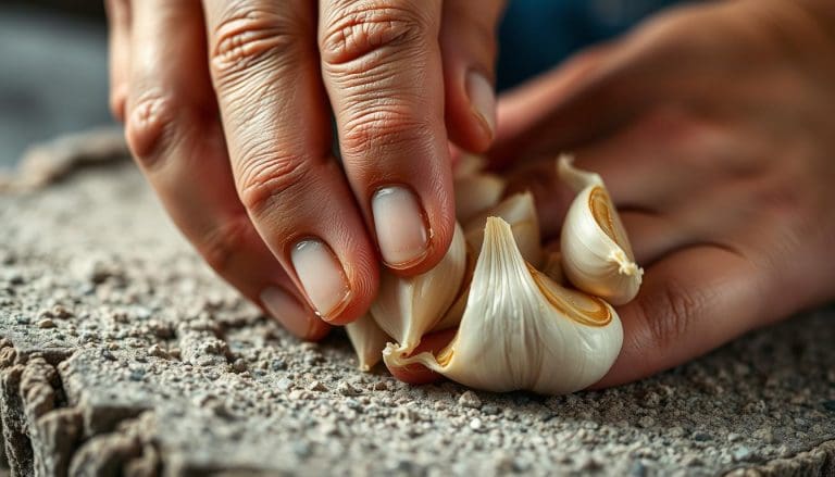 طريقة فرك الثوم للشعر