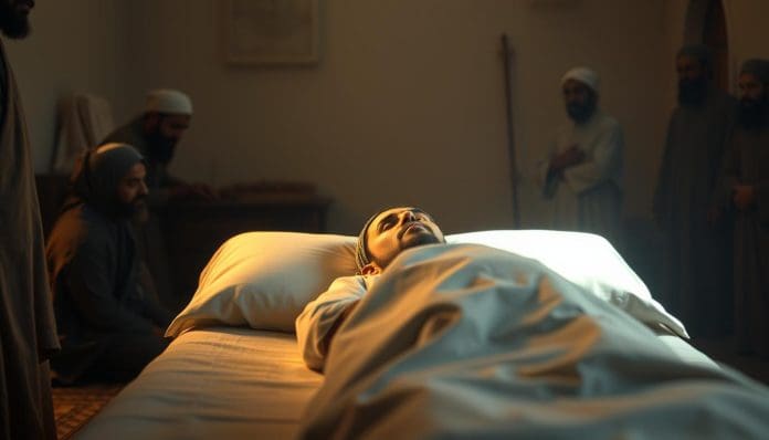 عمر النبي عند وفاته