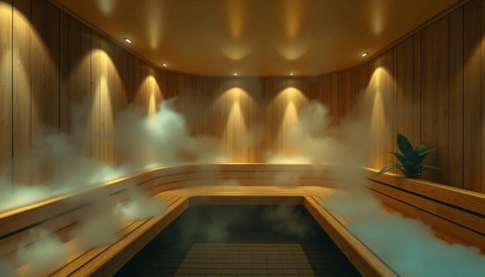 غرفة البخار والاسترخاء