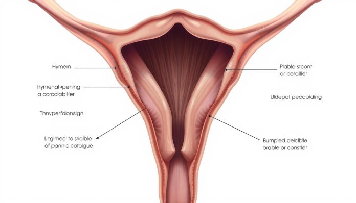 فتحة الحيض عند العذراء
