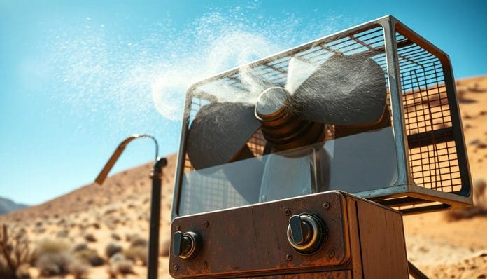 كيف يعمل المكيف الصحراوي