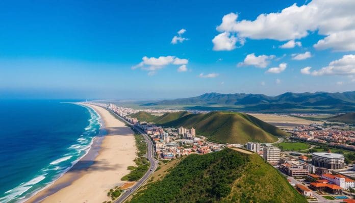 موقع مدينة أغادير