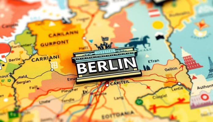 موقع مدينة برلين