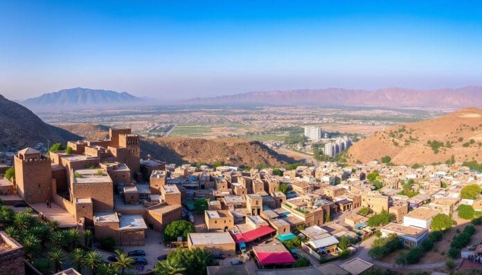 موقع مدينة تعز