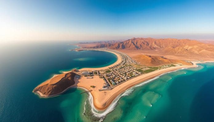 موقع مدينة ضباء