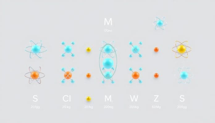 نماذج الذرات ورموزها