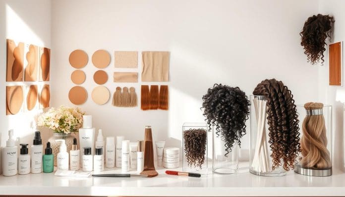 نوع البشرة والشعر