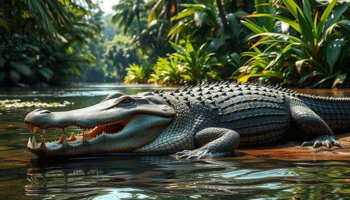 هل التمساح من الزواحف