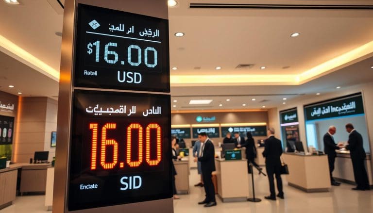كم يساوي 16 دولار بالريال السعودي