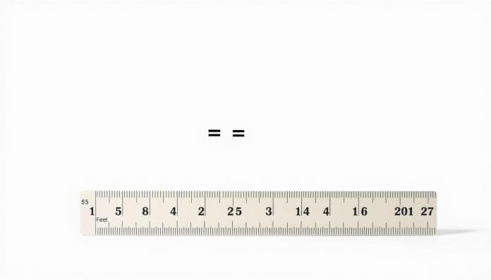 6 أقدام كم سم