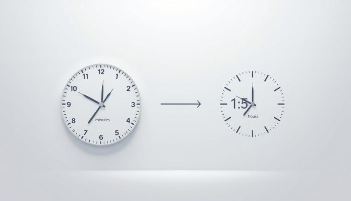 90 دقيقة كم ساعة