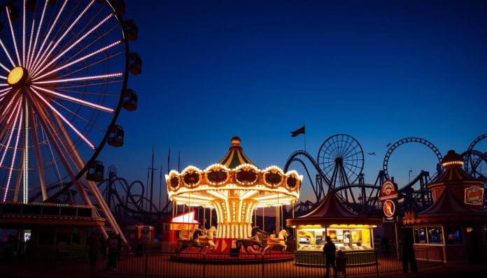 أسماء ألعاب الملاهي بالإنجليزي