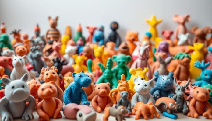 أشكال بالصلصال