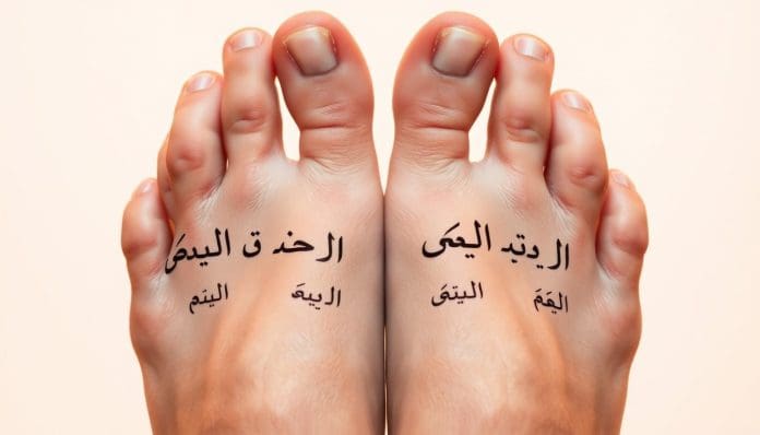 أصابع القدم بالعربي