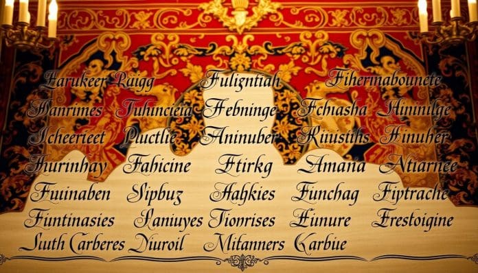 اسم ملوك بالانجليزي