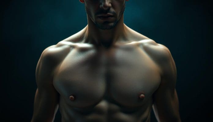 الرجل حلمتين