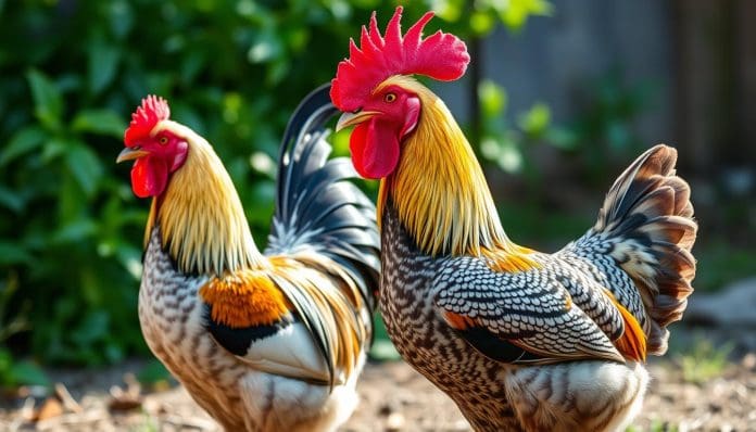 الفرق بين الديك والدجاجة