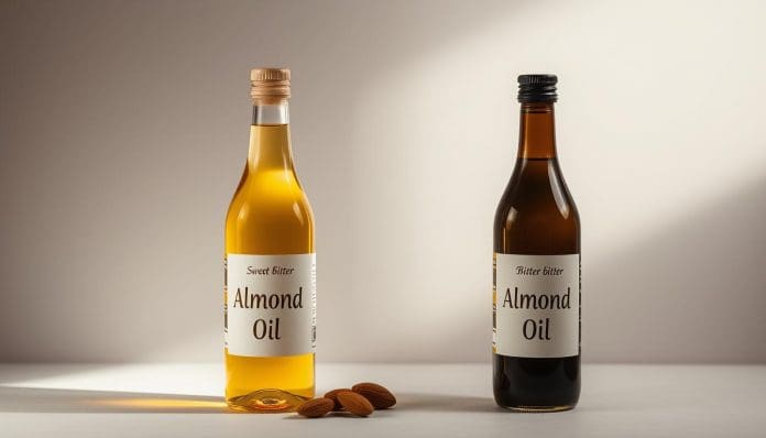 الفرق بين زيت اللوز الحلو والمر