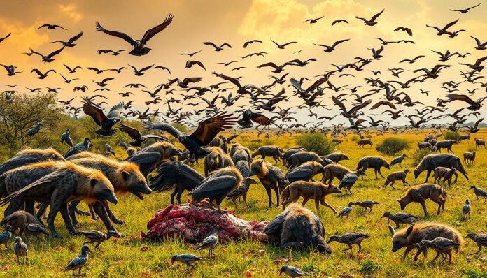 المخلوقات الكانسة أمثلة