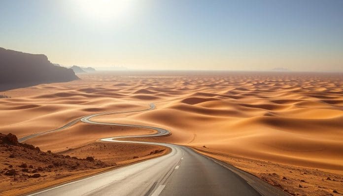 المسافة بين الجوف والقريات