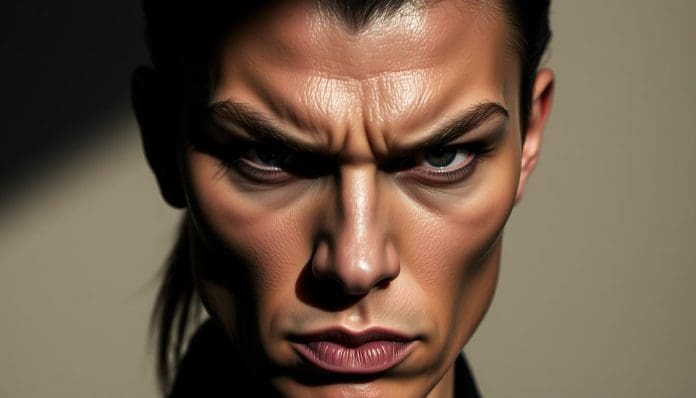 الملامح الحادة