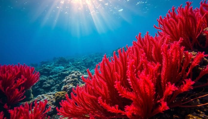 بحث عن الطحالب الحمراء