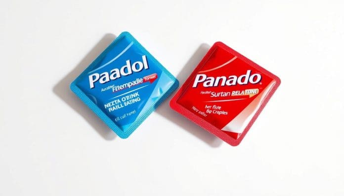 بنادول أزرق أحمر