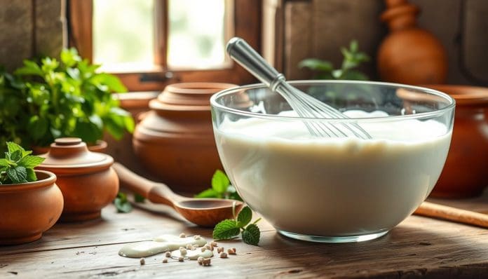 تحضير اللبن الرايب