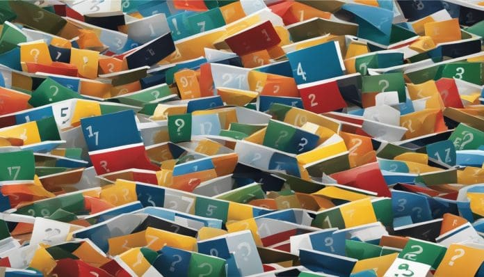 ترقيم أسئلة الاستبيان