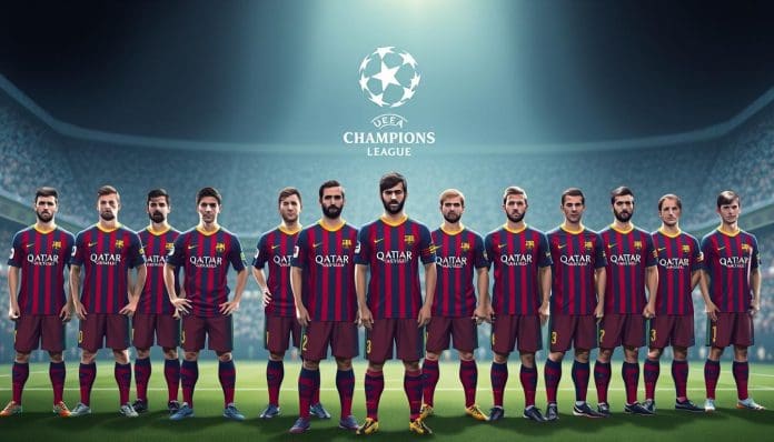 تشكيلة لاعبي برشلونة في نهائي أبطال أوروبا 2015