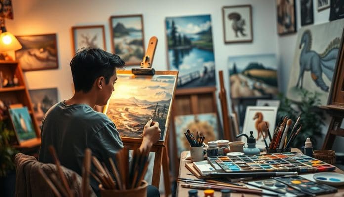 تعبير هواية الرسم