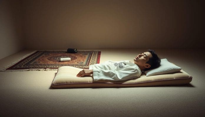 حكم النوم على جنابة