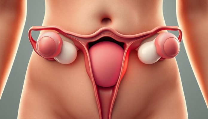 حمل توأم وكيس على المبيض