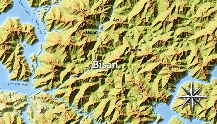 خريطة موقع بيسان الجغرافي