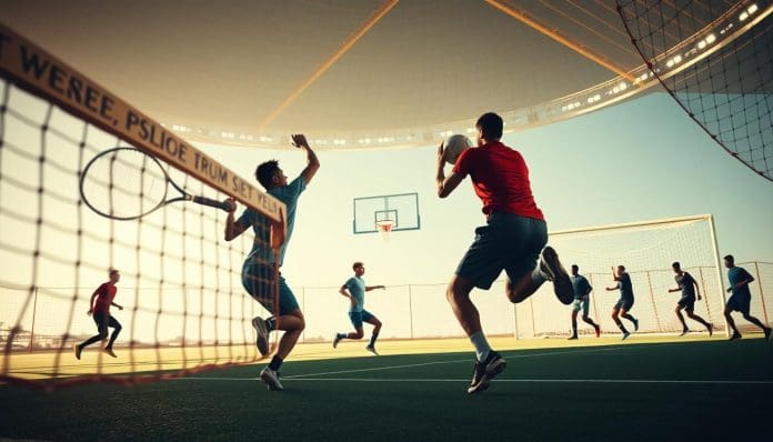 رياضة تستخدم فيها الشباك