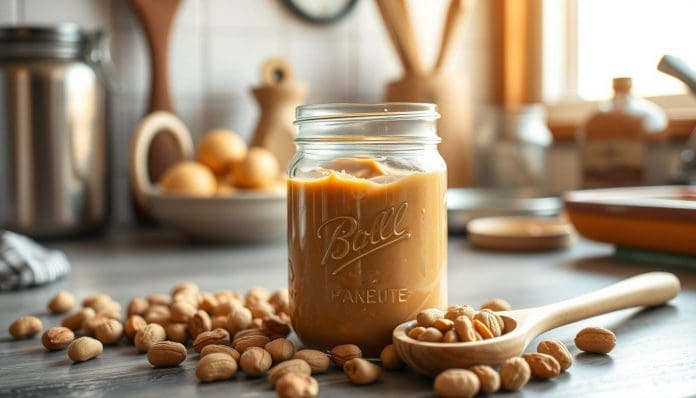 زبدة فول سوداني منزلية