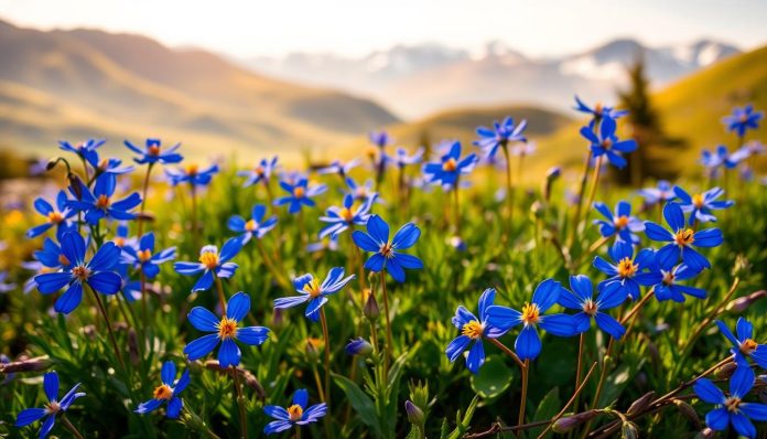 زهور الجنطيانا