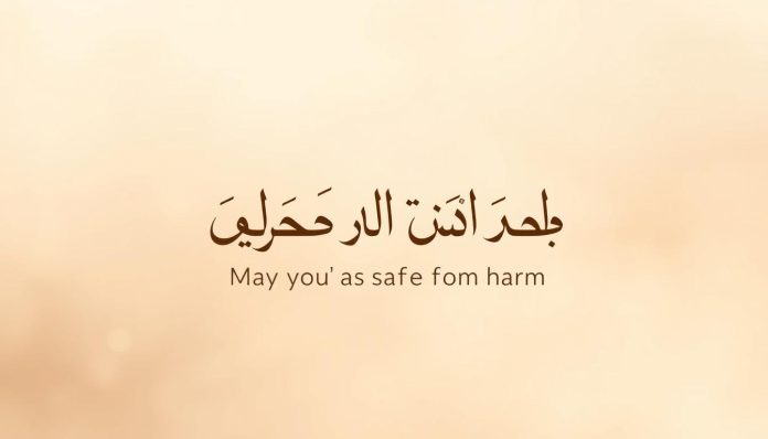 سلامتك ما تشوف شر بالانجليزي