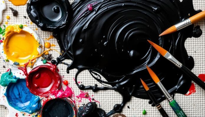 طريقة صنع اللون الأسود