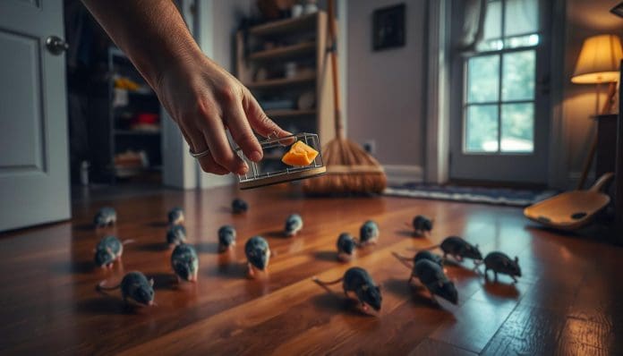 طريقة طرد الفئران من المنزل