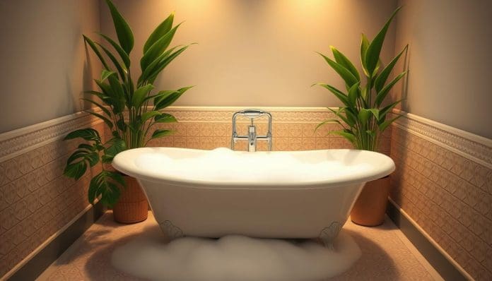 طريقة عمل رغوة البانيو