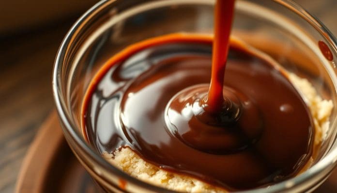 طريقة عمل صوص الشوكولاتة على الكيك