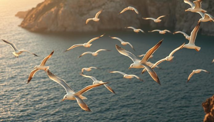 طيور النورس