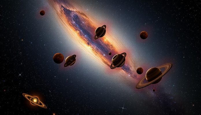 عدد المجموعات الشمسية في درب التبانة