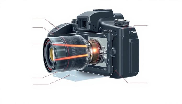 فكرة عمل الكاميرا الرقمية