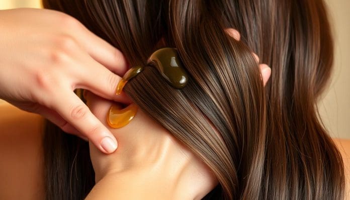 كم ساعة يترك الزيت على الشعر