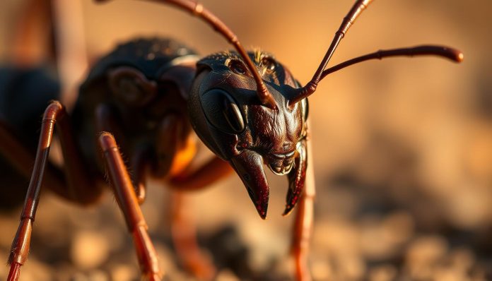 كيف يتعرف النمل المقاتل على محيطه