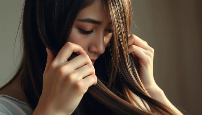 كيفية وضع الميش على الشعر