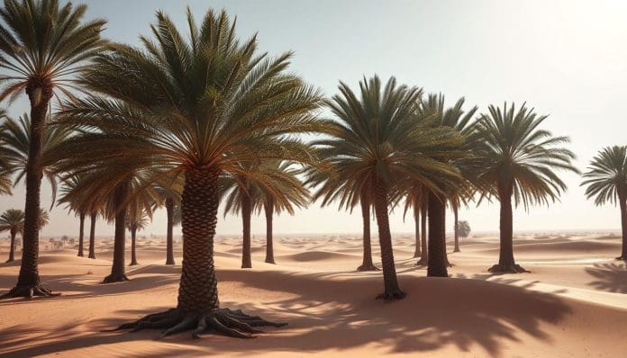 معلومات حول مقاومة النخيل لزحف الصحراء