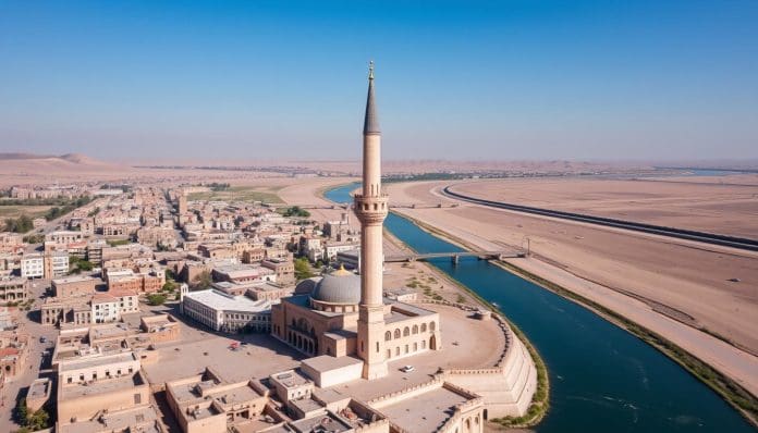 موقع سامراء في العراق